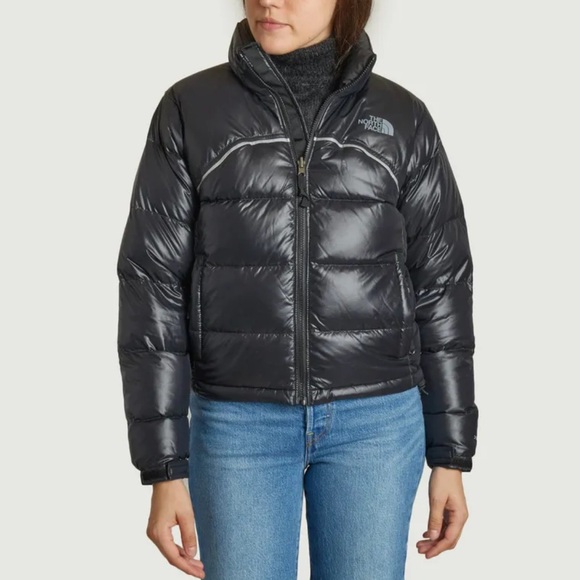 The North Face Women’s 2000 Retro Nuptse Jacket 700-fill down Black size S NWOT - Picture 12 of 16